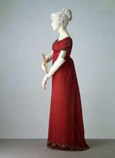 regency evening gown